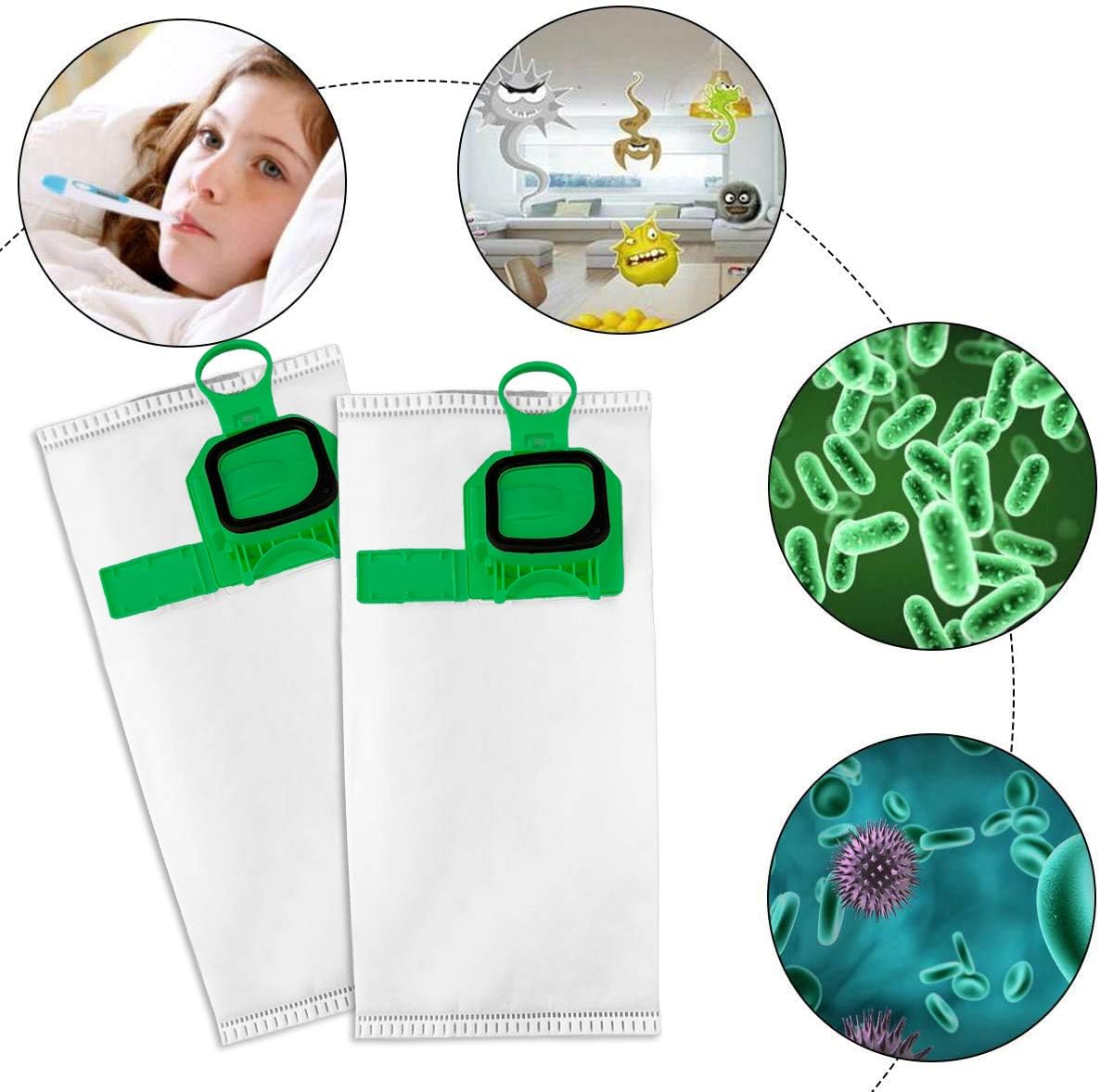 Kit di Ricambi Sacchetti per Folletto VK140 VK150 - immagine 4