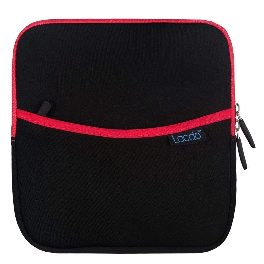 Lacdo Custodia Porta CD-DVD Borsa Antiurto, Rosso