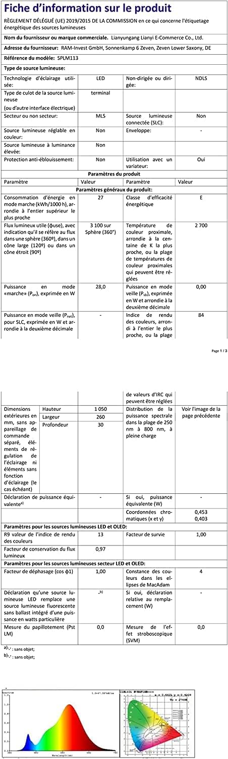 Lampada da Soffitto LED Dimmerabile 100x25cm con Telecomando, 28W Plafoniera LED con Funzione di Memoria, 2700K-6500K Bianco Caldo/Naturale/Freddo, Pannello led per Camera da Letto Soggiorno Cucina - immagine 13