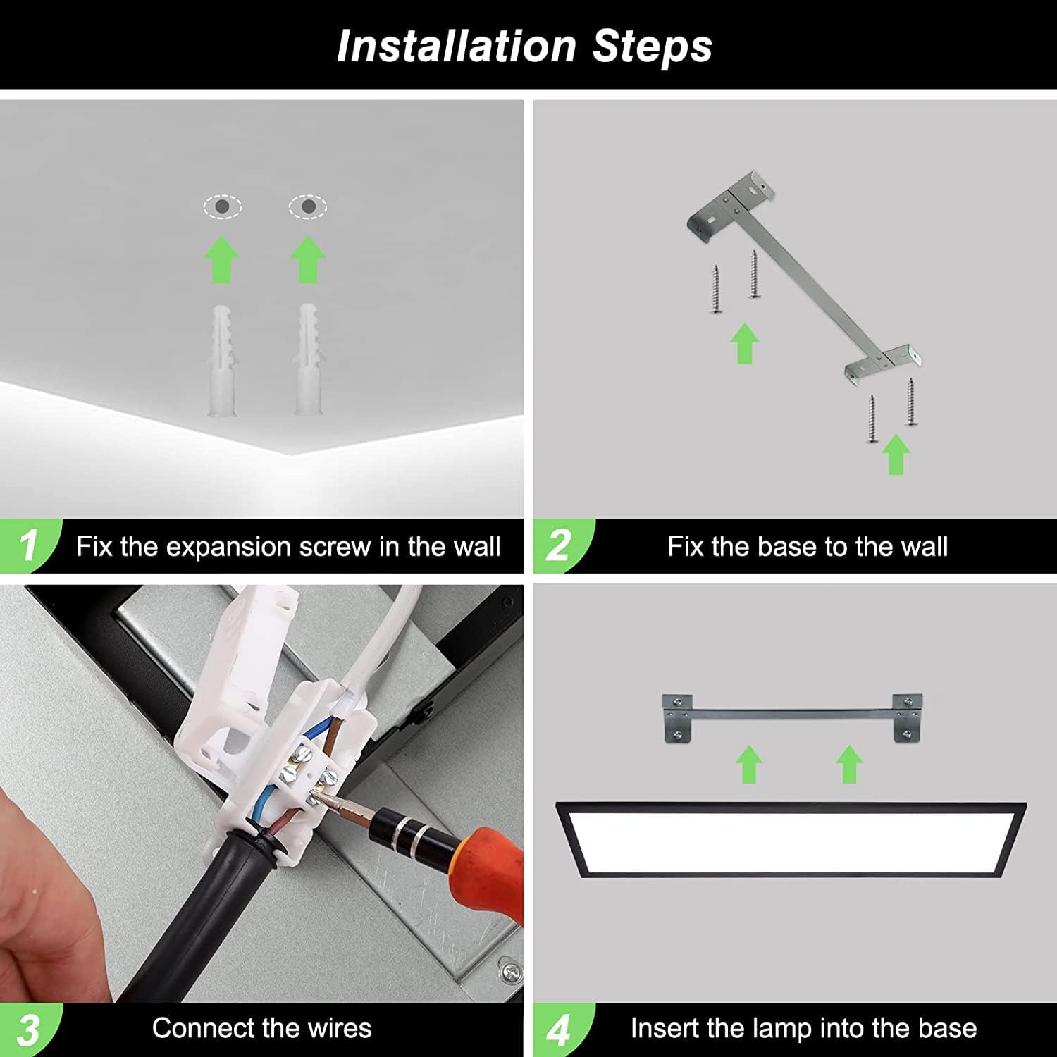 Lampada da Soffitto LED Dimmerabile 100x25cm con Telecomando, 28W Plafoniera LED con Funzione di Memoria, 2700K-6500K Bianco Caldo/Naturale/Freddo, Pannello led per Camera da Letto Soggiorno Cucina - immagine 8