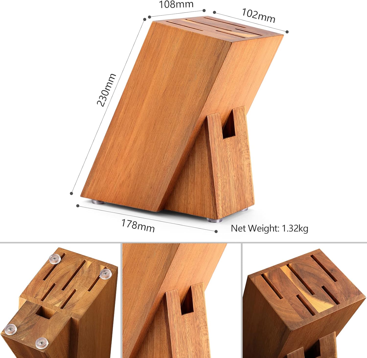 Xinzuo Set Coltelli da Chef 7 Pezzi con Portacoltelli - immagine 5