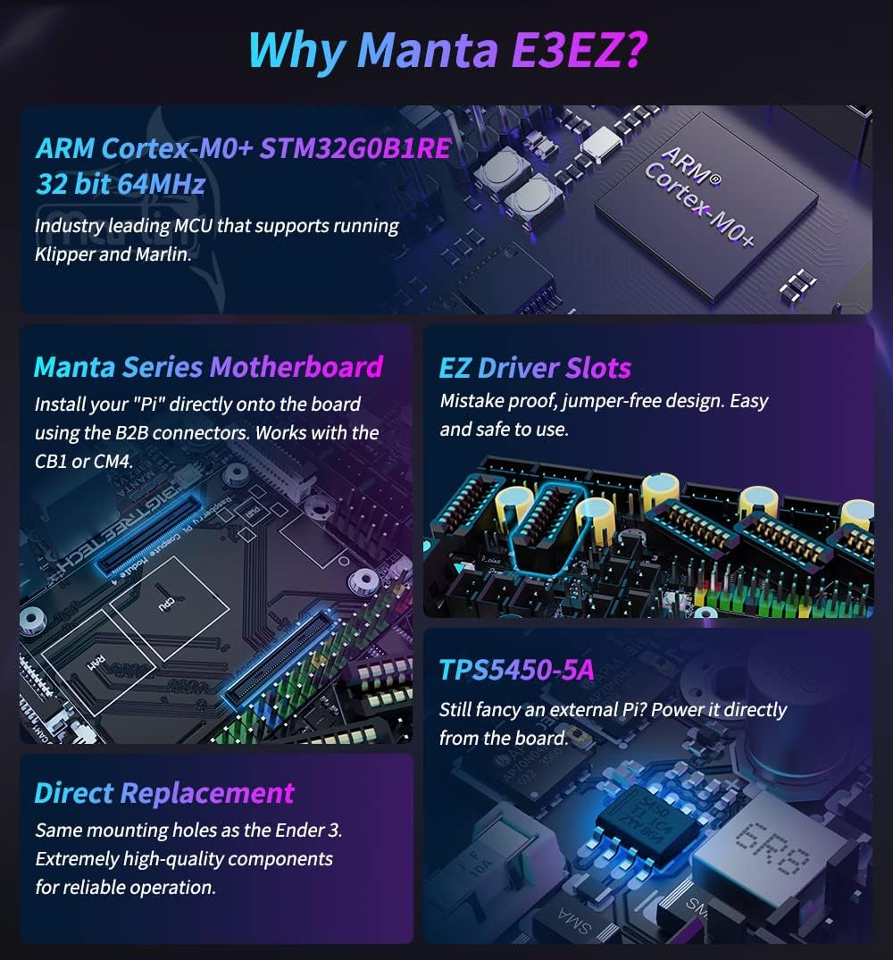Bigtreetech Manta E3 EZ - Scheda di Controllo 32Bit - immagine 3