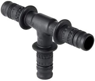 Geberit 628.310.00.5 Mepla Raccordo a Tee a Pressare Intermedio Uguale, Grigio