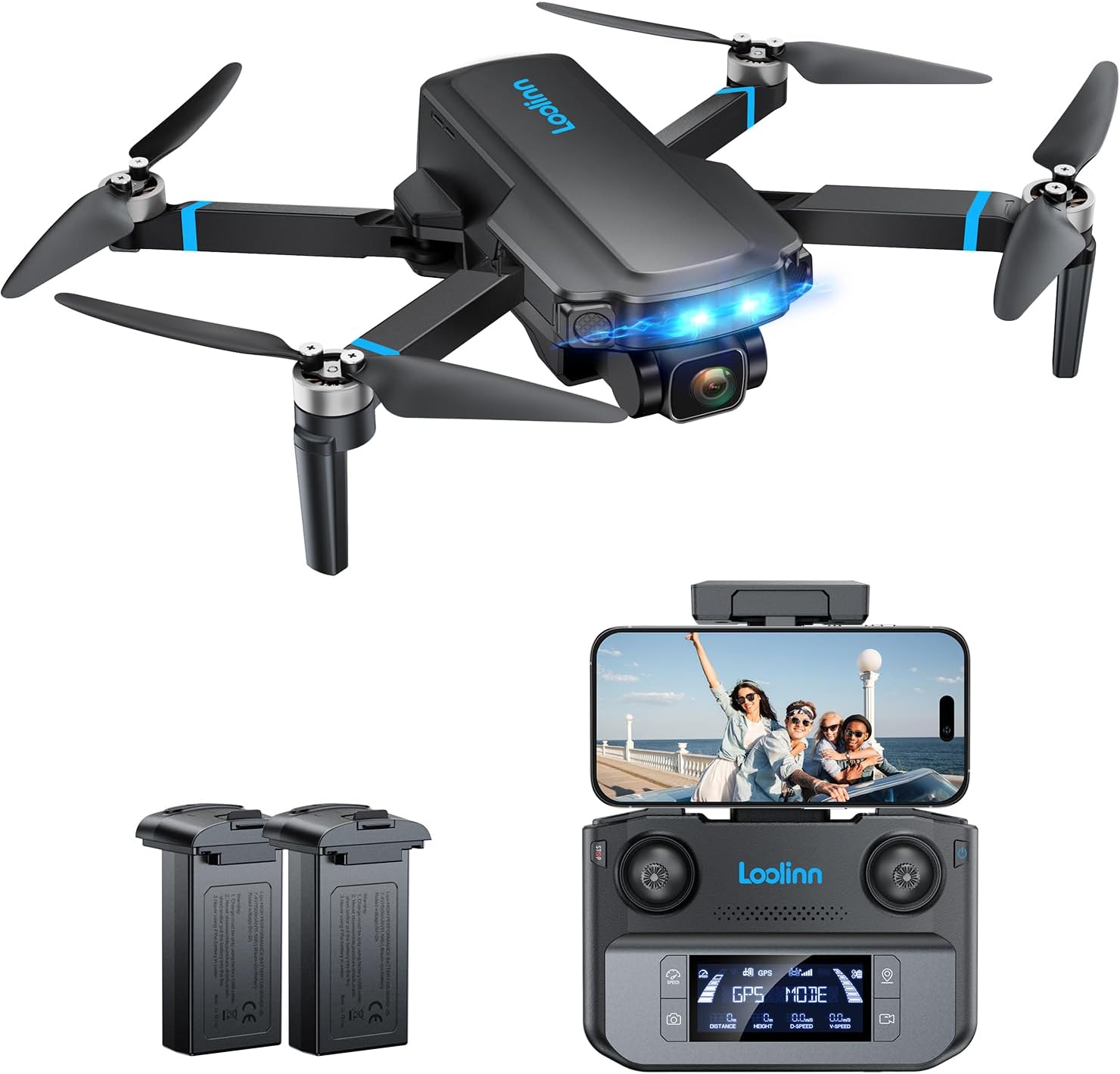 Loolinn - Drone con Telecamera 4K e 40 Minuti di Volo - immagine 1