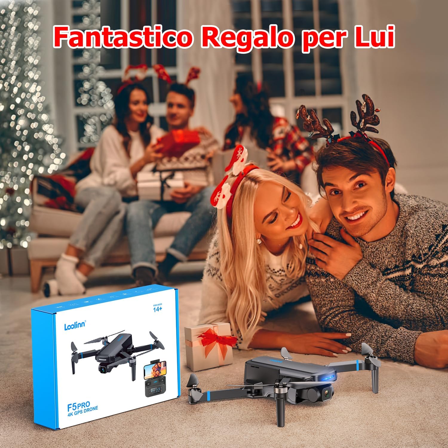 Loolinn - Drone con Telecamera 4K e 40 Minuti di Volo - immagine 3