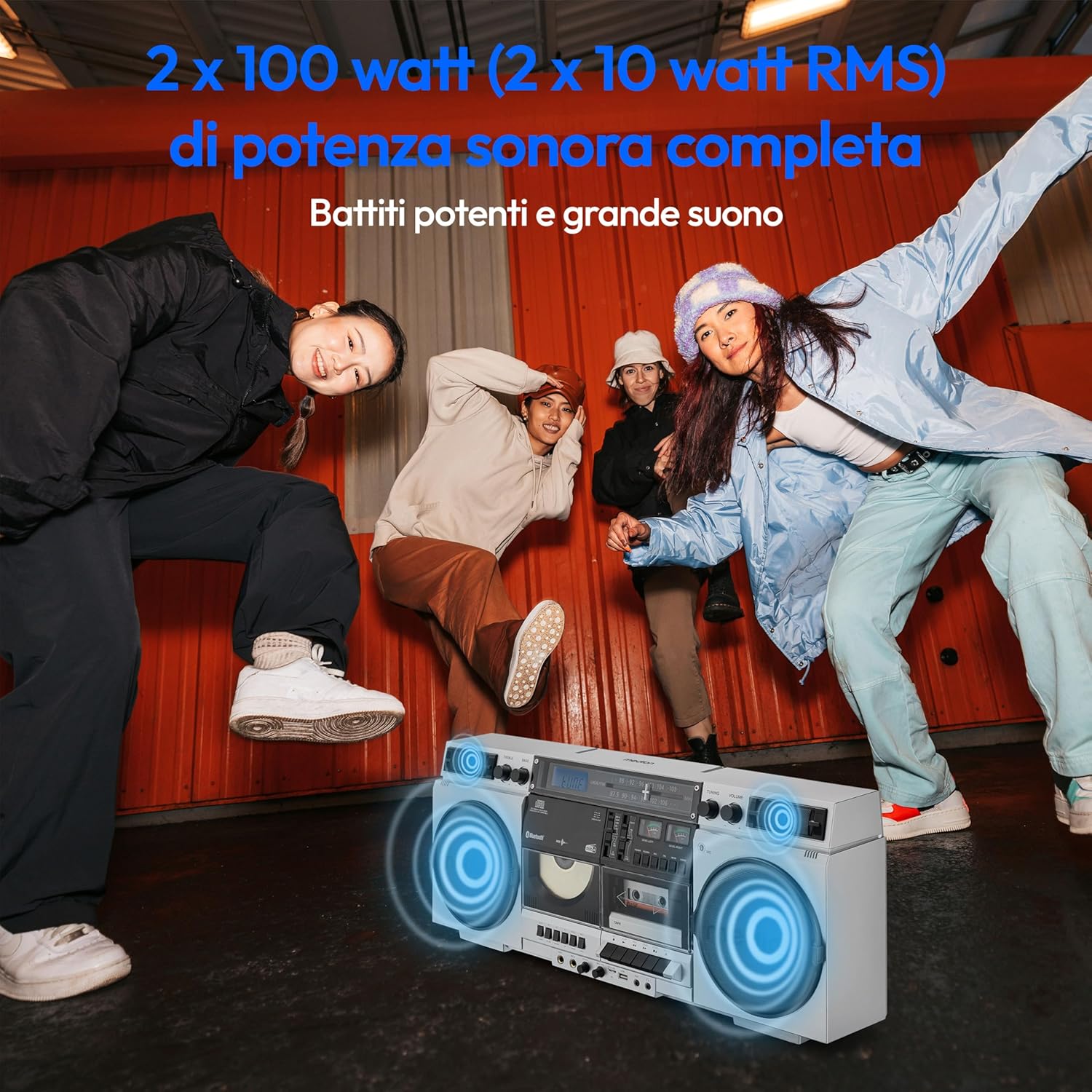 Medion P66538 - Registratore a Cassette Retrò - immagine 2