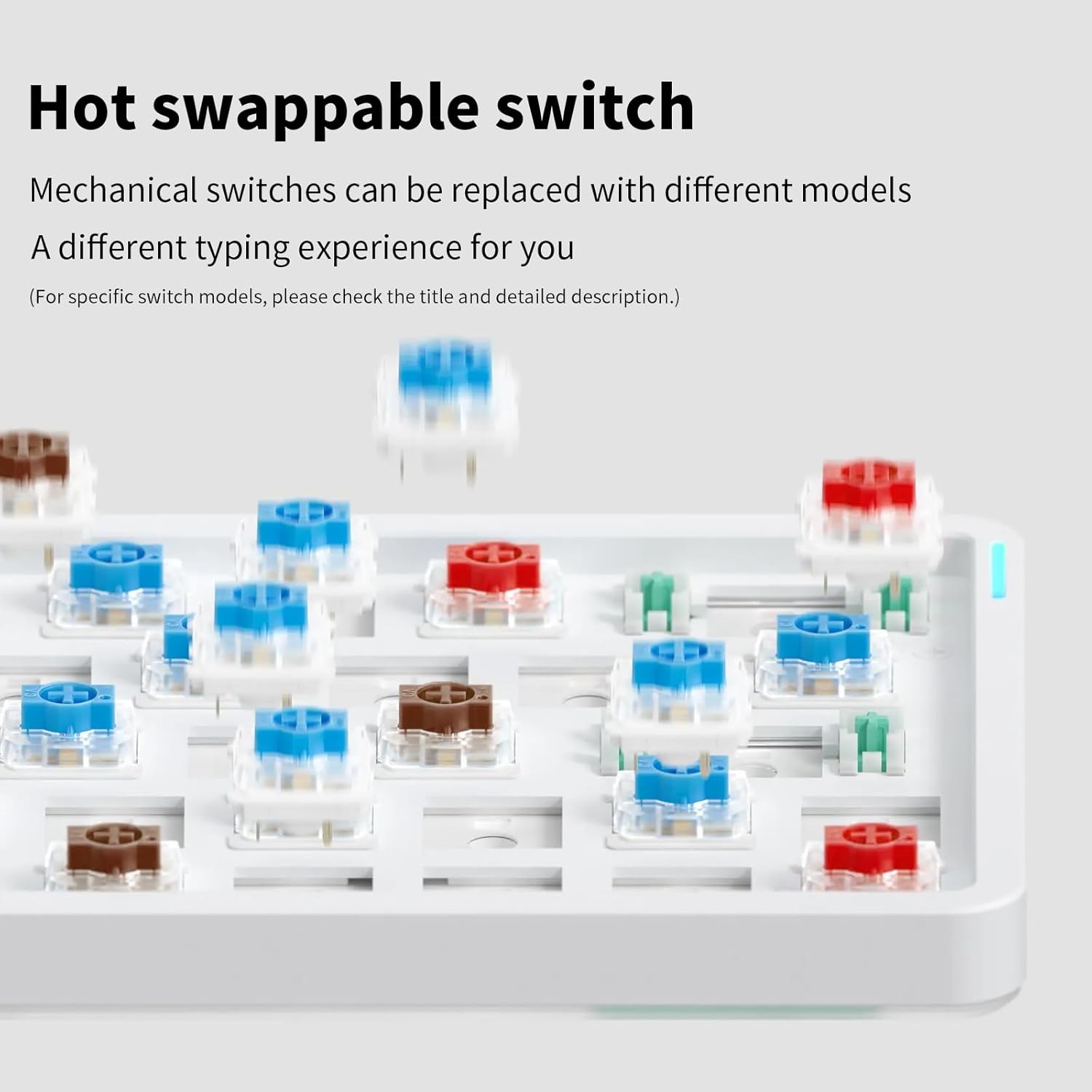 Nuphy Air60 v2 QMK/VIA Tastiera Meccanica 60% Wireless - immagine 4
