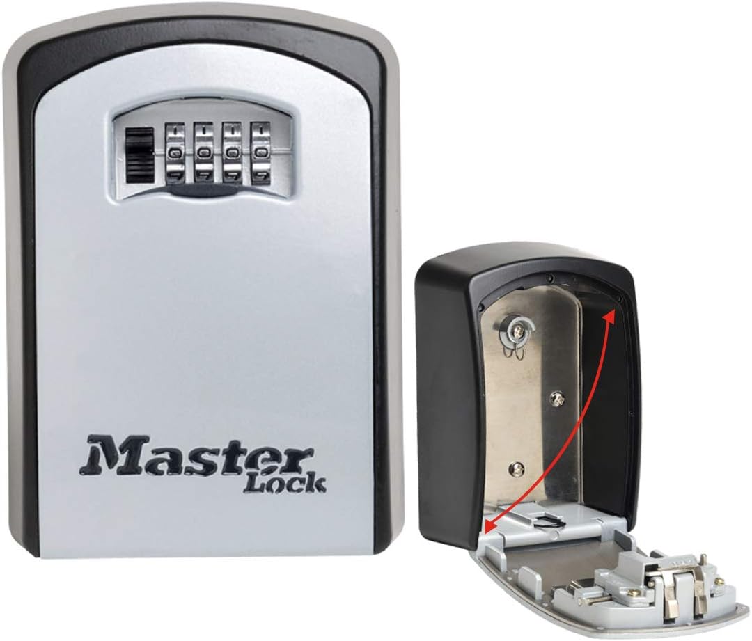 Master Lock 5403Eurd Corpo in Alluminio Extra Large, Grigio - immagine 1