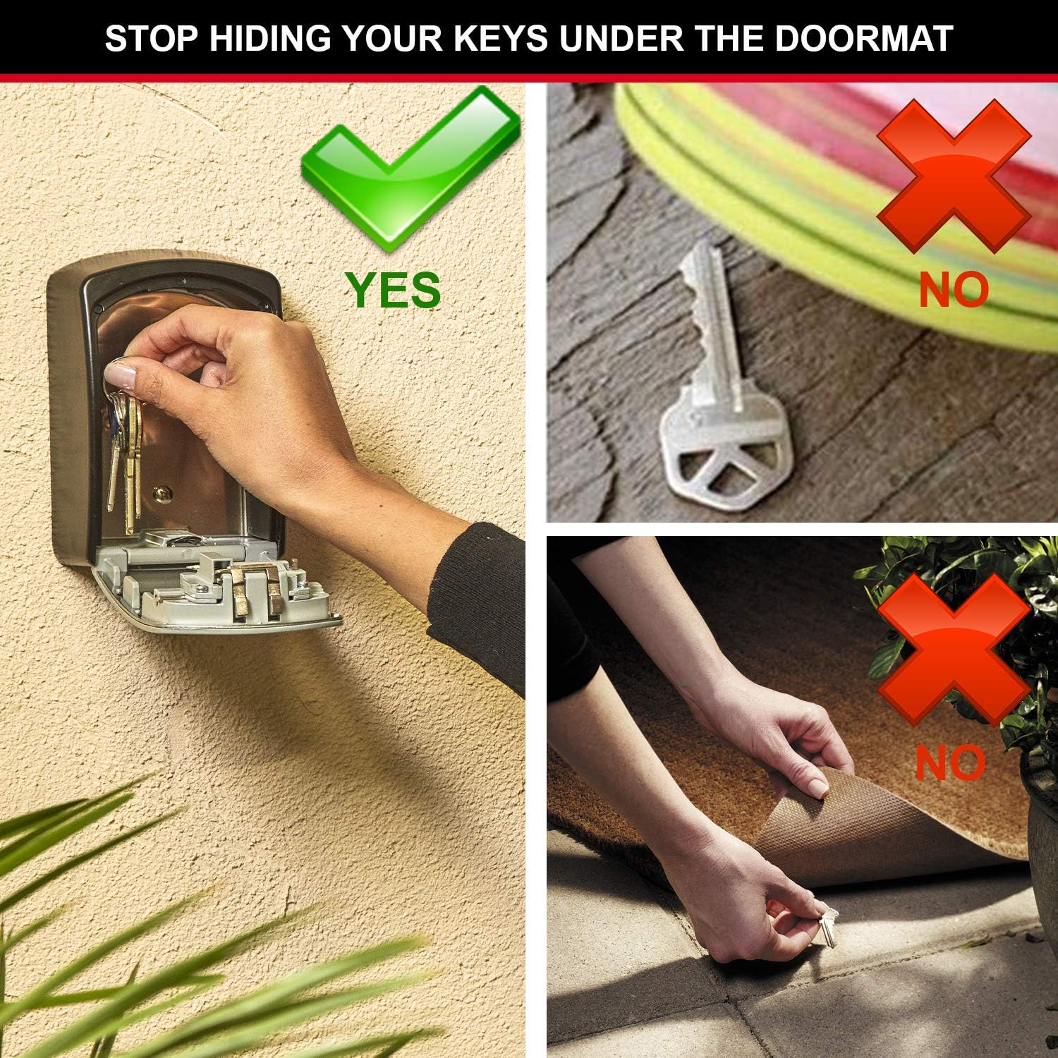 Master Lock 5403Eurd Corpo in Alluminio Extra Large, Grigio - immagine 2