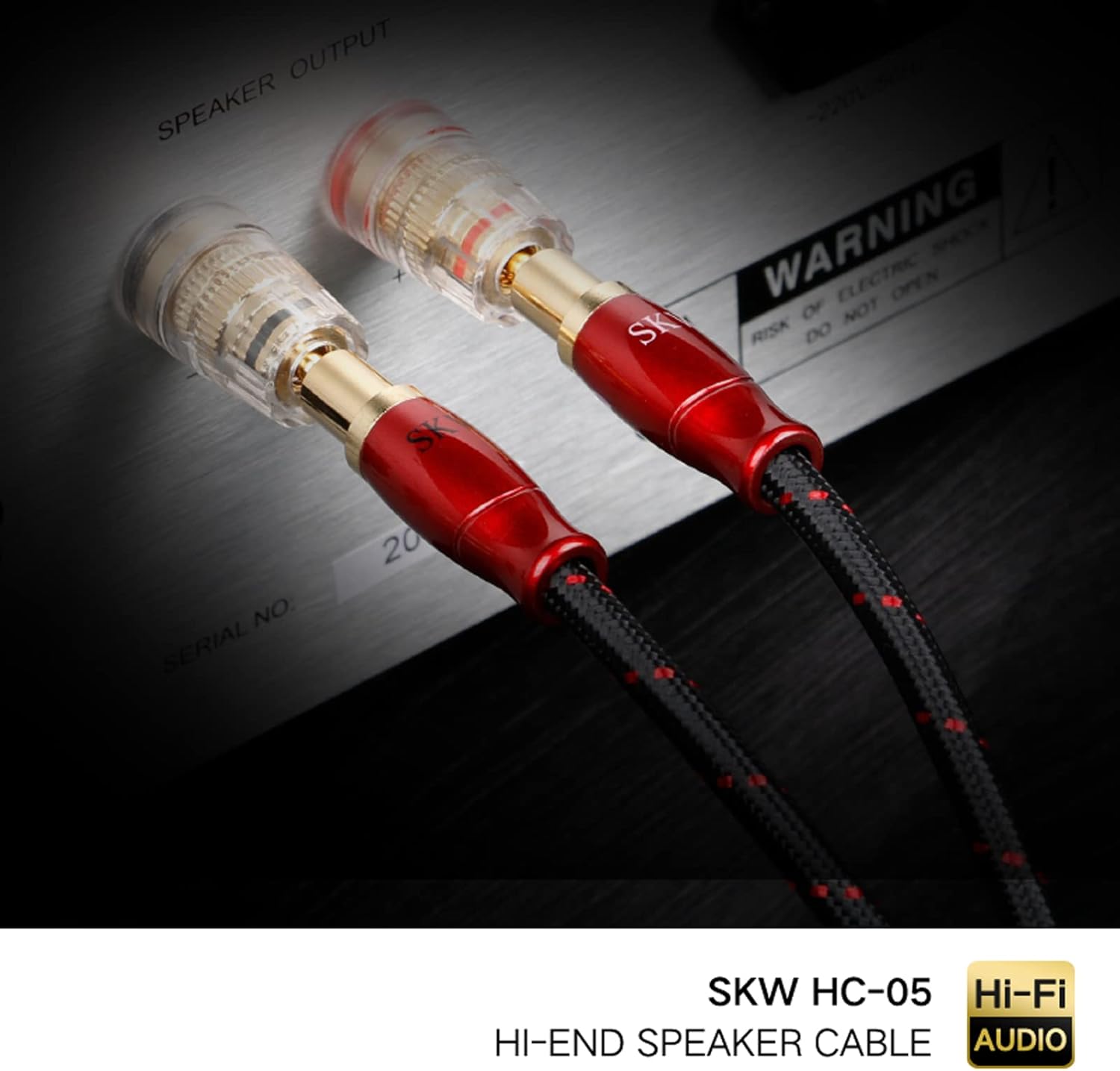 Cavo Altoparlante Singolo 14 AWG OFC 5m, Rosso - immagine 5