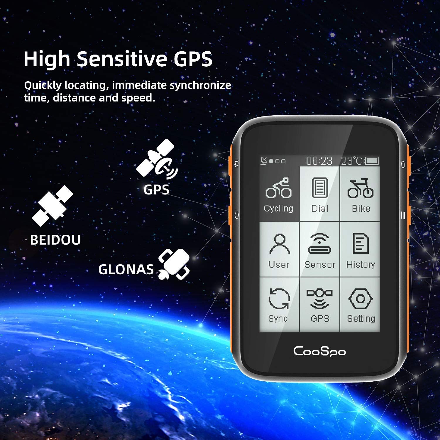 Coospo BC200 Ciclocomputer GPS Bluetooth 5.0 ANT+ - immagine 7