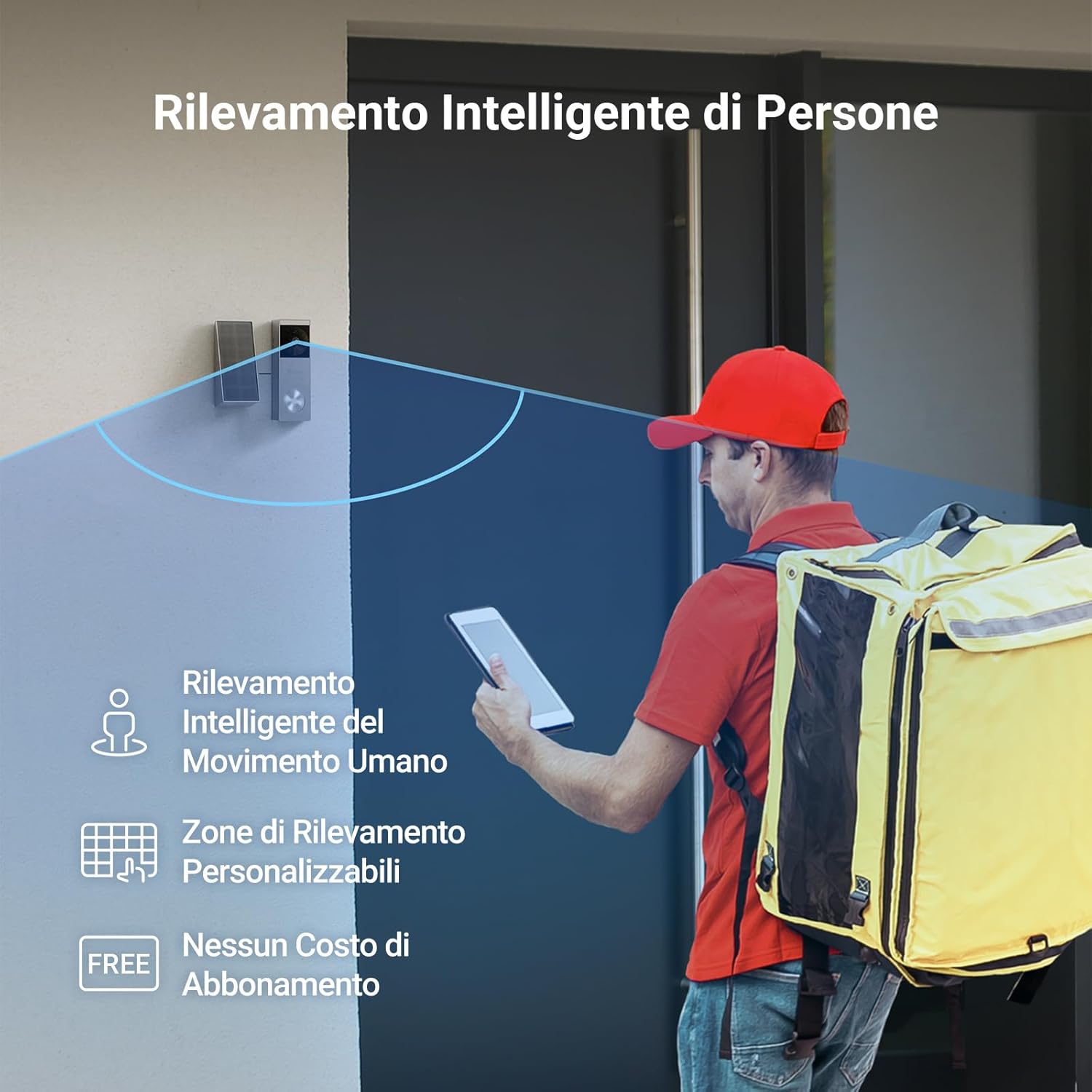 Ezviz CP3 Pro Video Campanello a Batteria con Suoneria CH1 - immagine 3