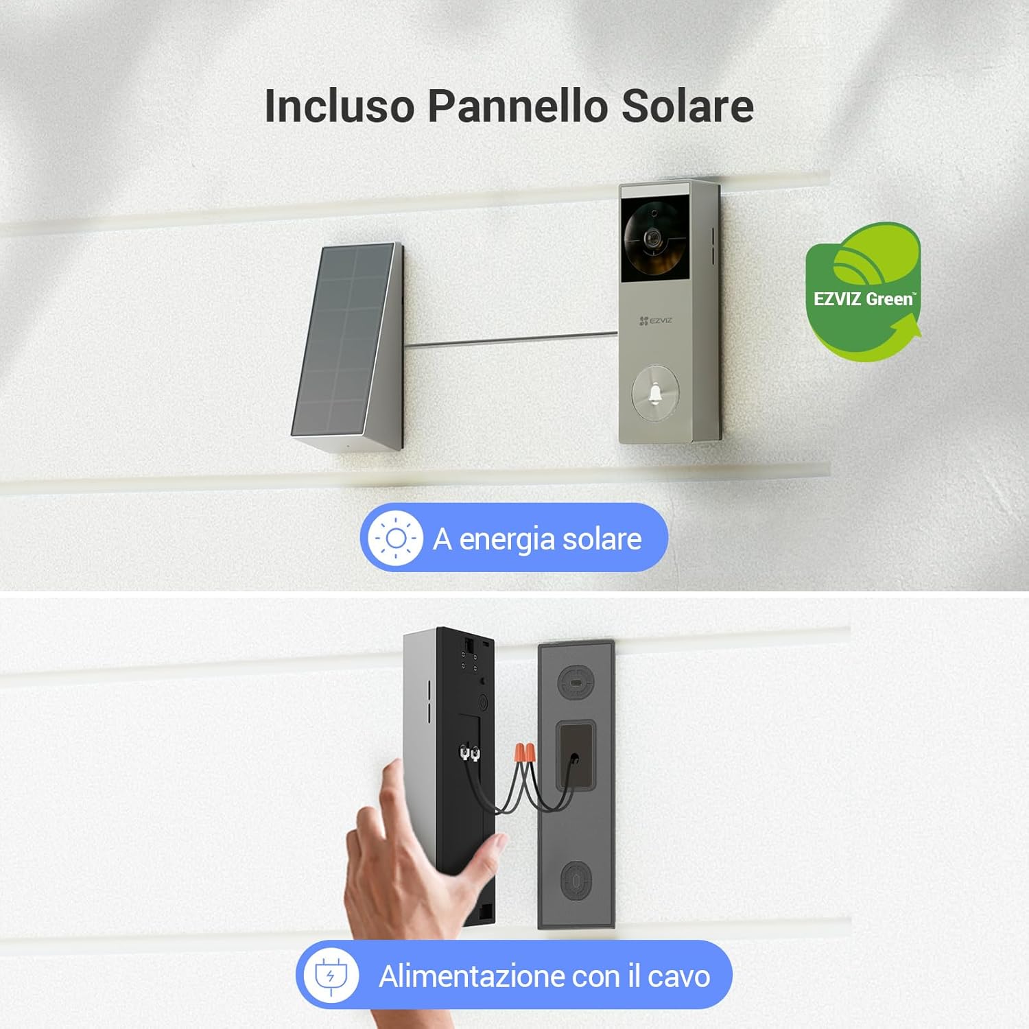 Ezviz CP3 Pro Video Campanello a Batteria con Suoneria CH1 - immagine 4