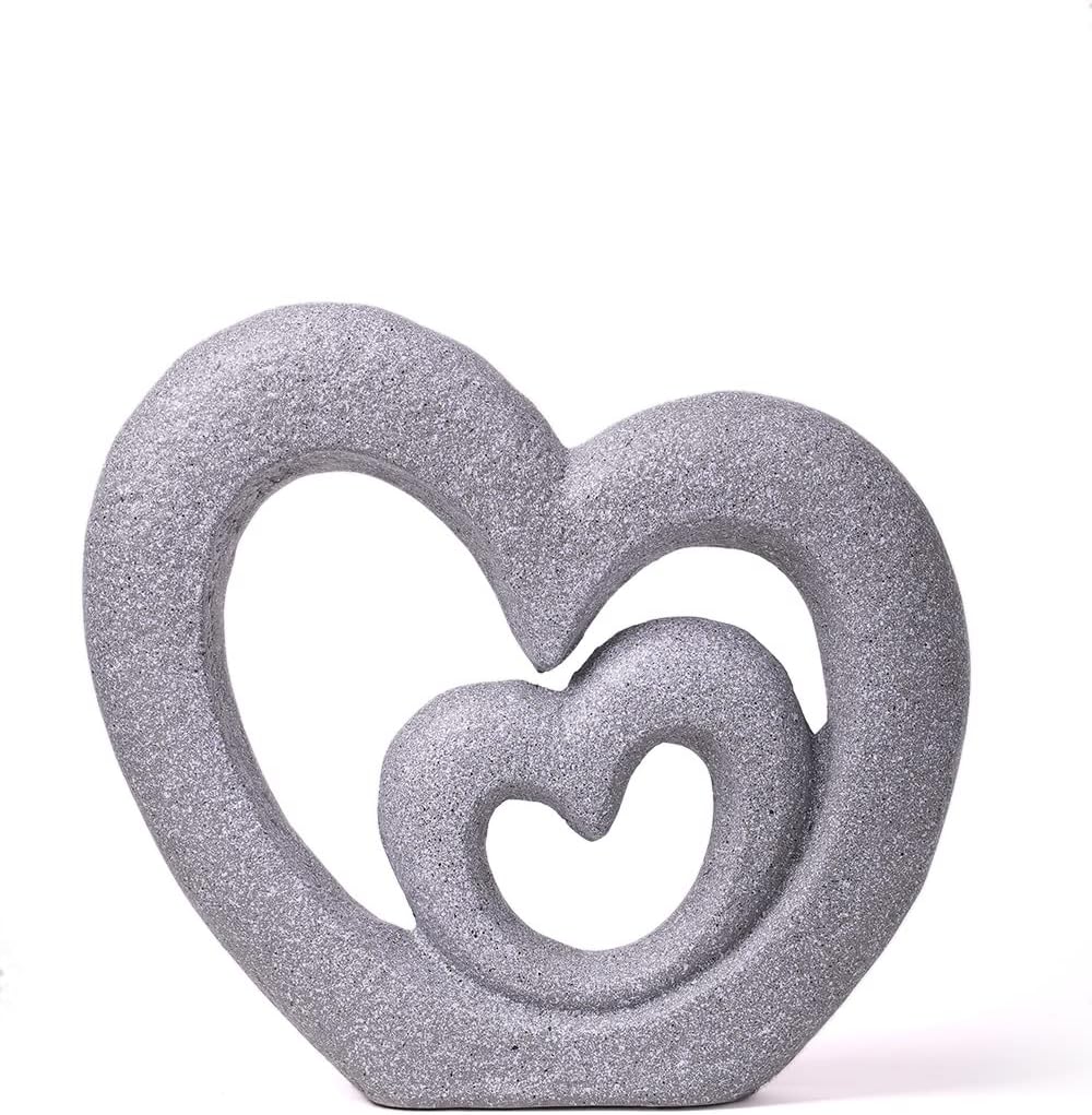 Haucoze Cuore Statua Scultura Amore 35cm - immagine 1