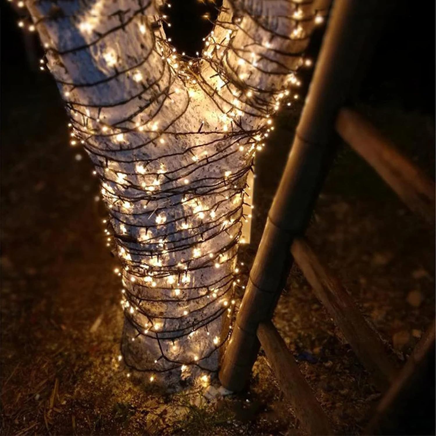 Luccika Stringa Natalizia LED 50 Metri 1000 Led, Bianco Caldo - immagine 11