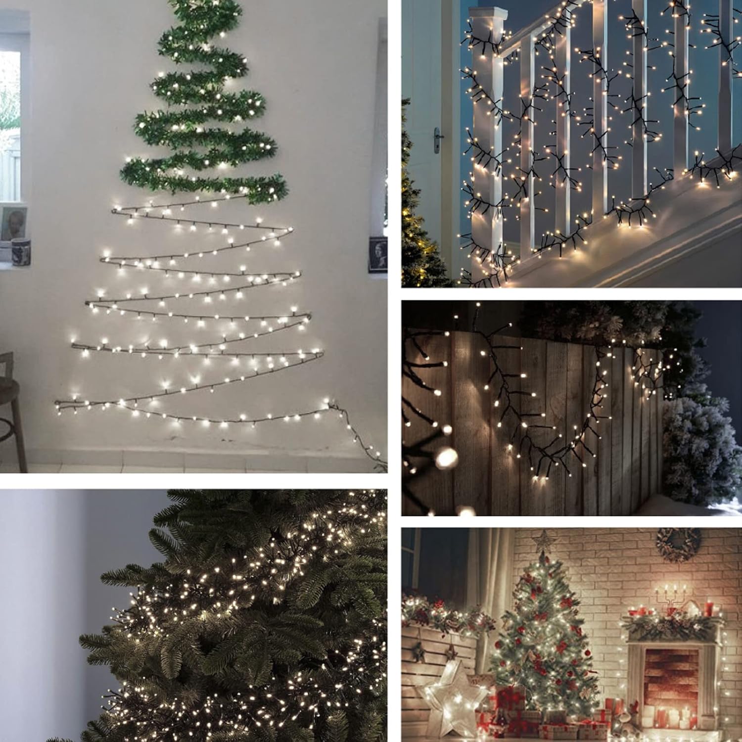 Luccika Stringa Natalizia LED 50 Metri 1000 Led, Bianco Caldo - immagine 7