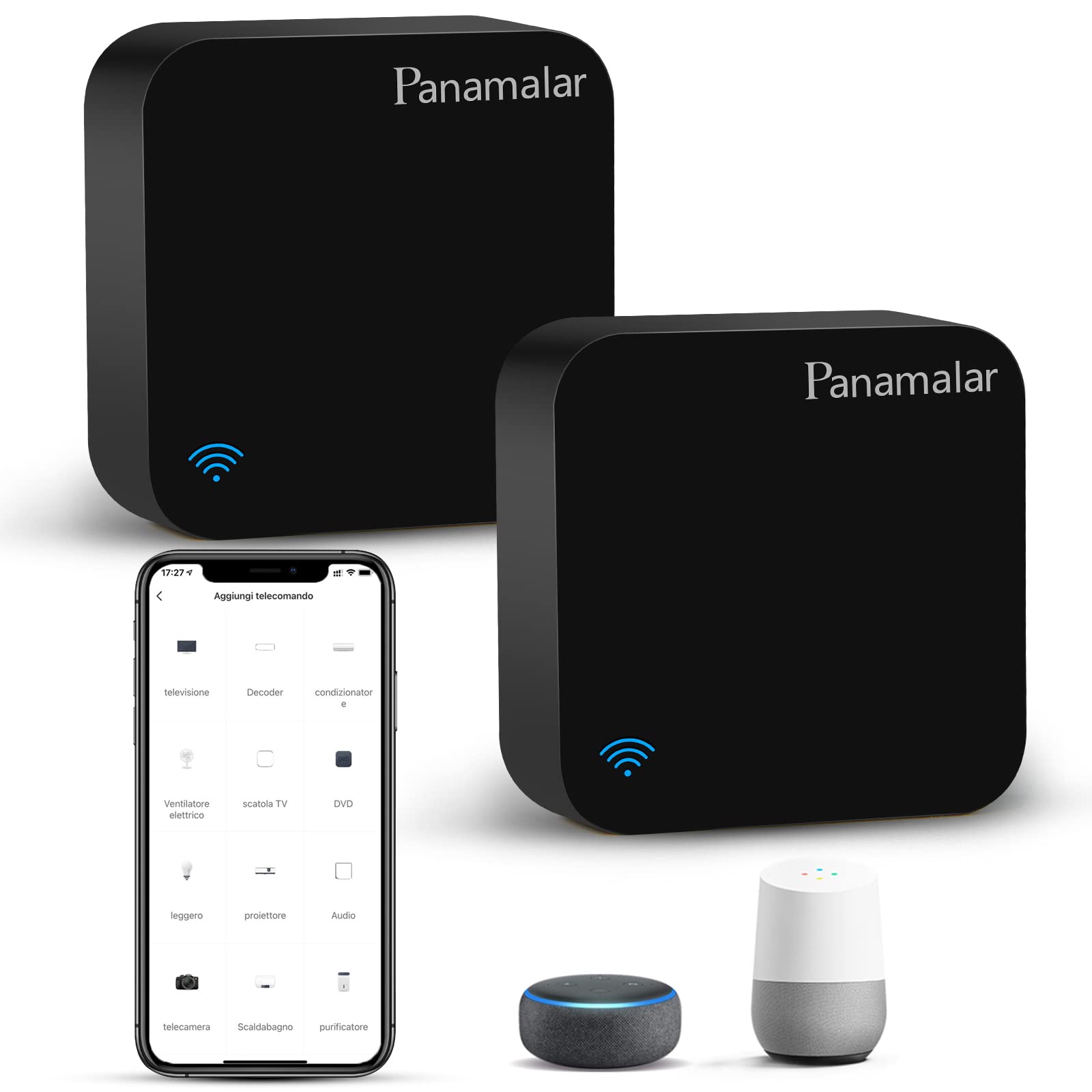Panamalar Telecomando IR Smart Hub Wireless WiFi (2 Pack)