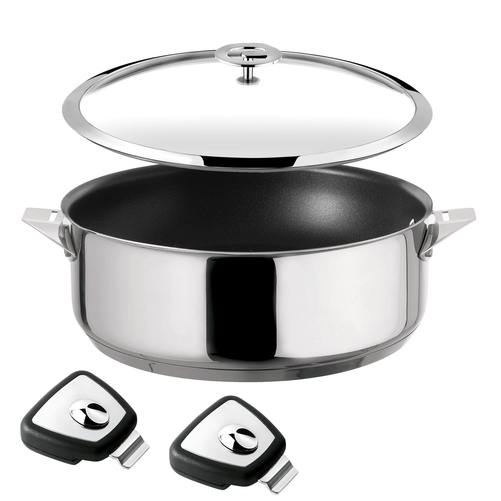 Cuisinox Eclipse - Padella 24cm Acciaio Inox 18/10