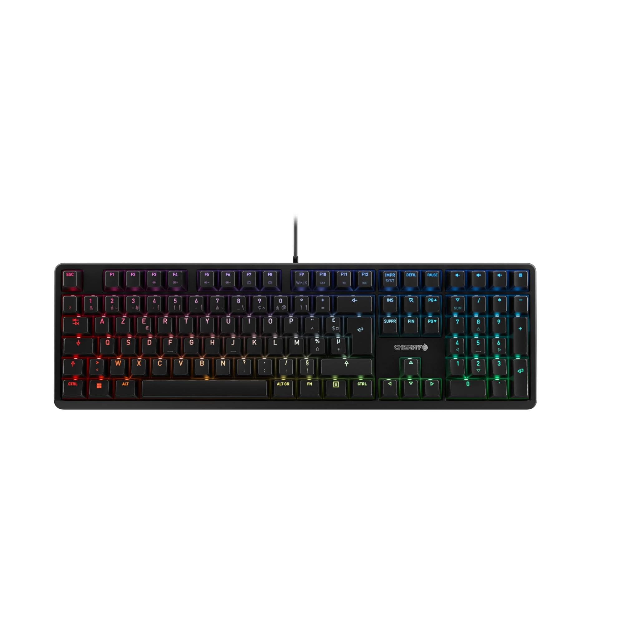 Cherry G80-3000N RGB - Tastiera Gaming Meccanica, Nera