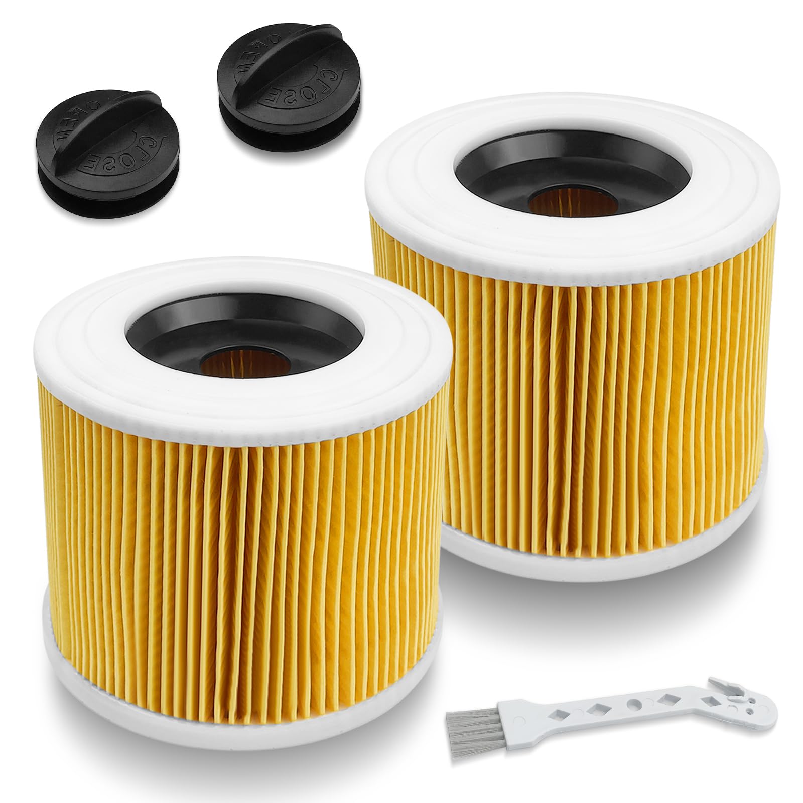 Set 2 Filtri a Cartuccia di Ricambio per Kärcher