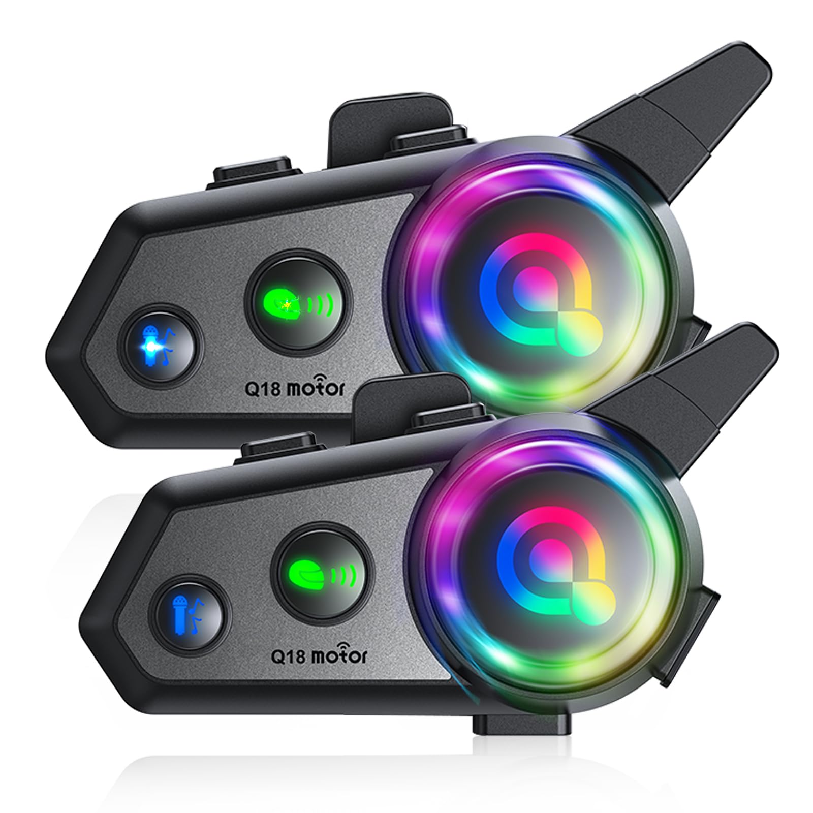 Zhiduoxing Q18 - Citofono Bluetooth Moto 1000m