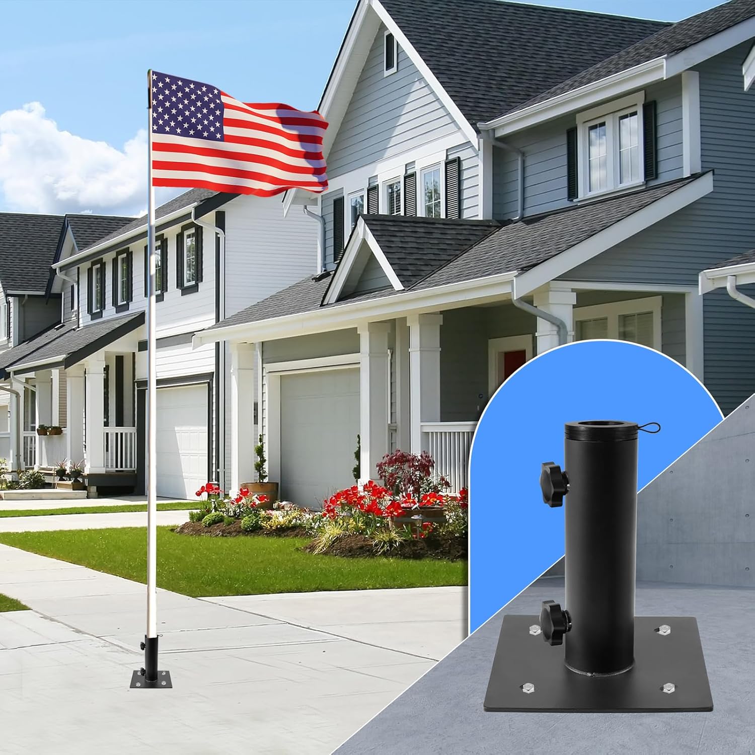 Lalafancy Base per Ombrellone da Patio Multifunzionale - immagine 6