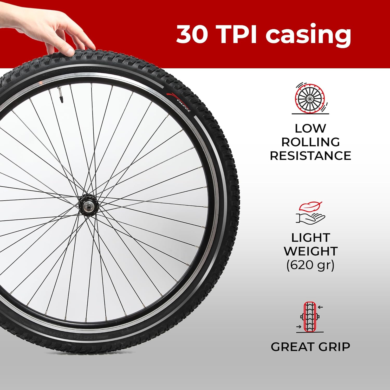 Fincci Coppia Copertoni MTB 27.5 x 2,10 Pollici - immagine 6