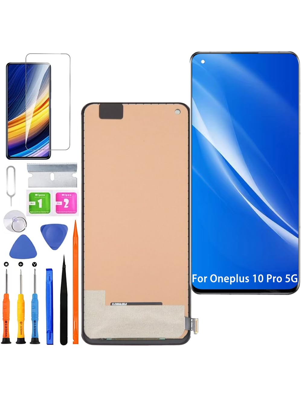 HLYGZX Display Ricambio per Oneplus 10 Pro 5G TFT