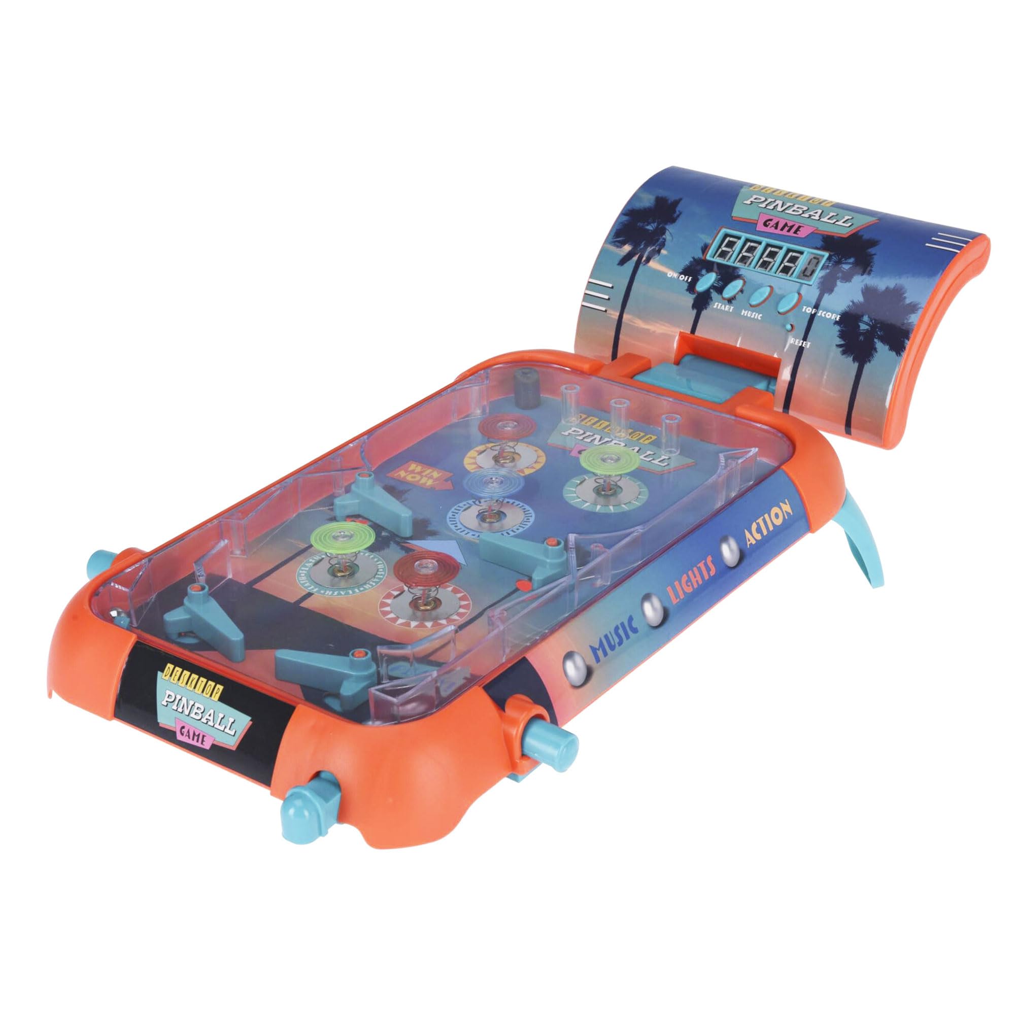 Well Home - Giocattolo da flipper con luce e musica 53 x 26 x 5 cm