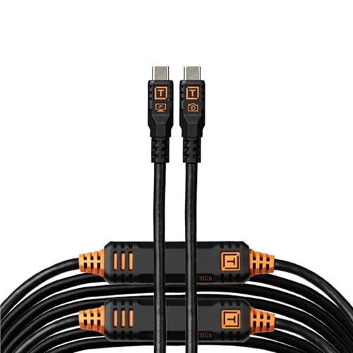 Tether Tools TetherPro Optima 10G - Cavo USB 9,4m, Nero