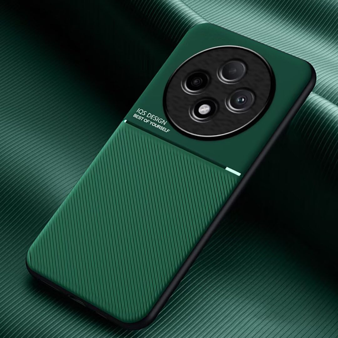 Comaku Cover per Oppo Reno 12 FS 5G / Reno 12F 5G, Verde