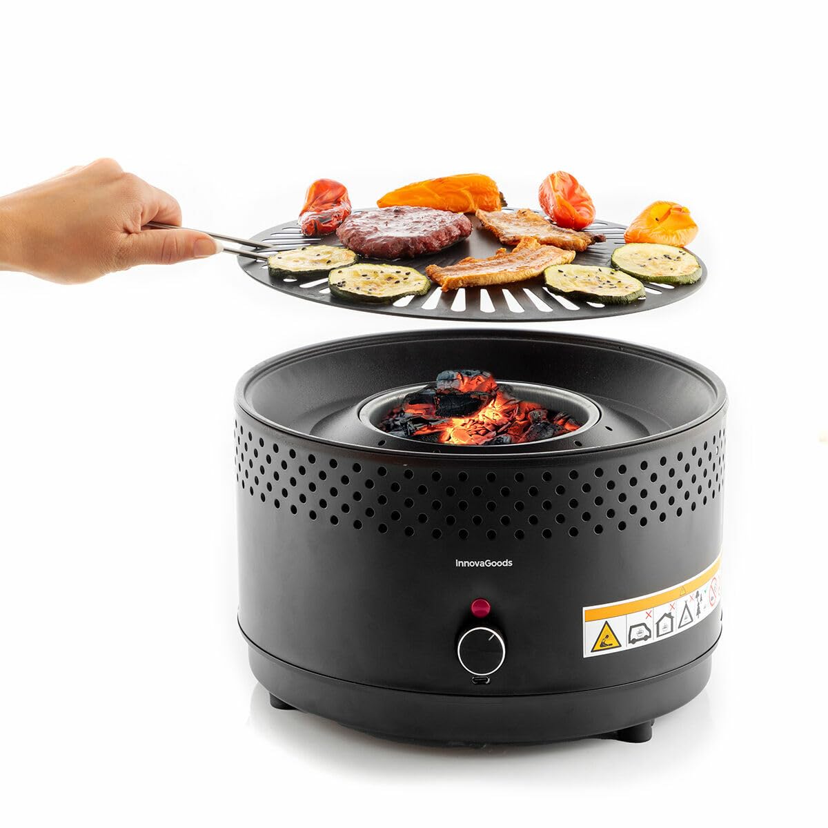 Innovagoods® Mini Barbecue Portatile a Carbone Pieghevole
