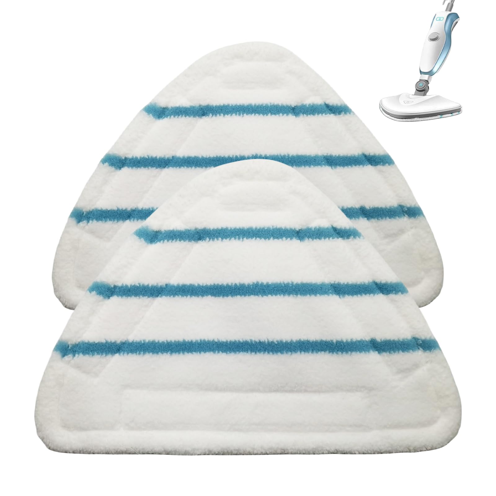 2 Panni Ricambio Lavabile per Scopa a Vapore