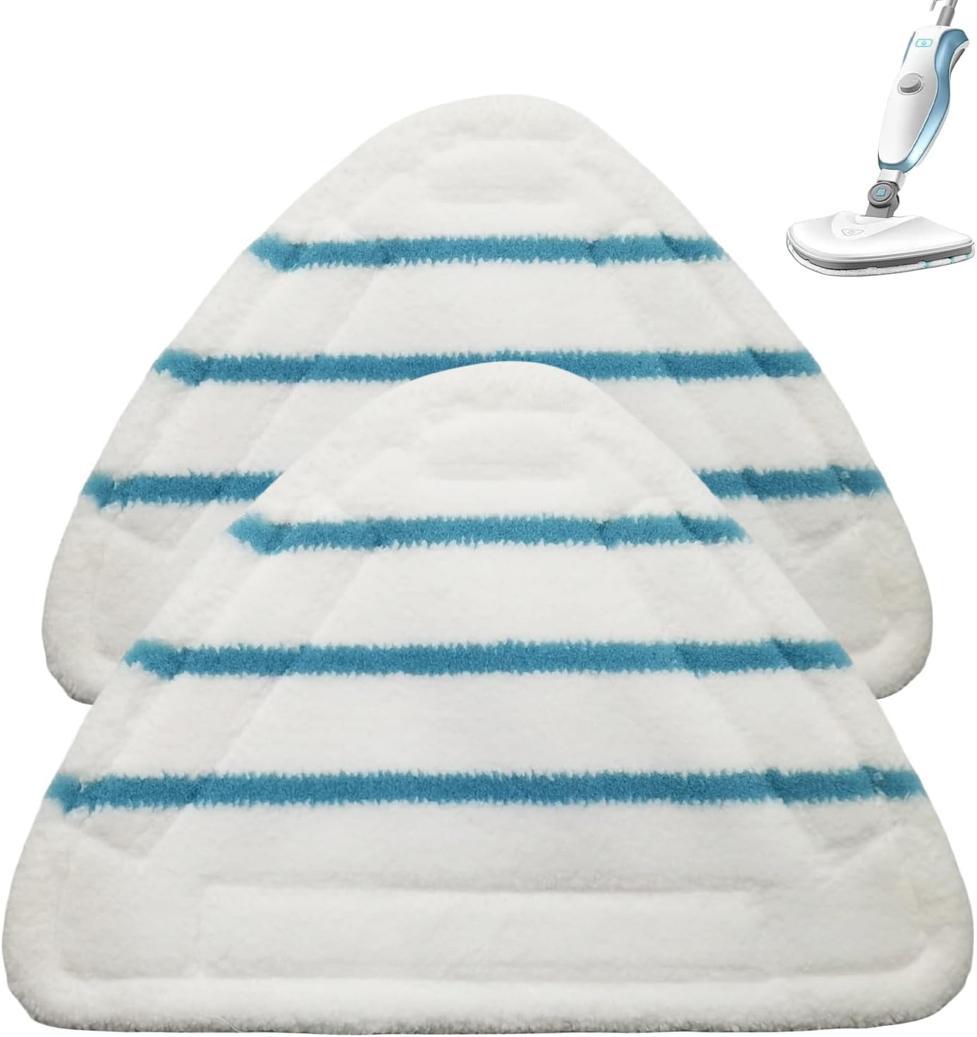 2 Panni Ricambio Lavabile per Scopa a Vapore - immagine 1