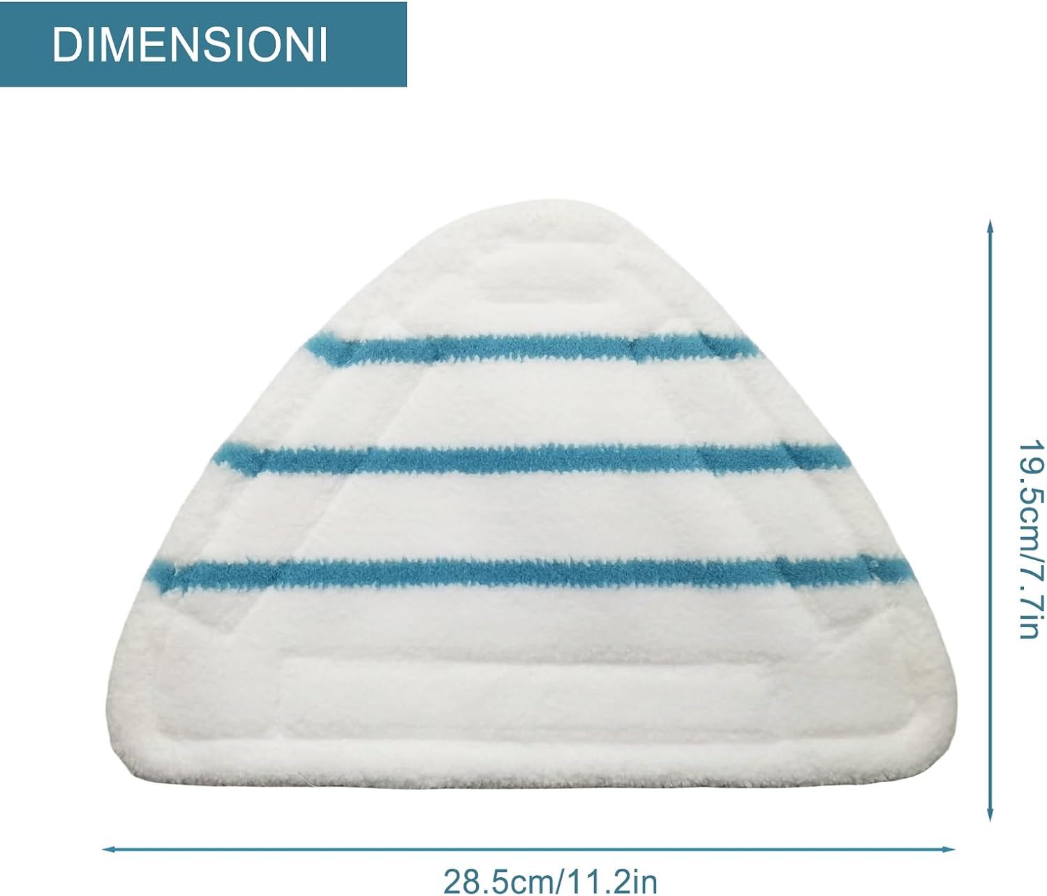 2 Panni Ricambio Lavabile per Scopa a Vapore - immagine 2