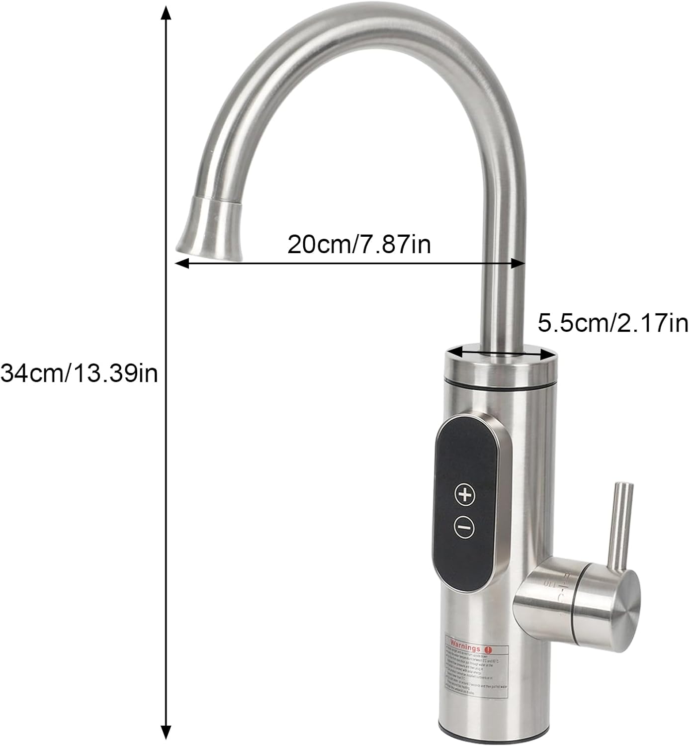 Ceiever Rubinetto Elettrico con Scaldabagno Istantaneo - immagine 5