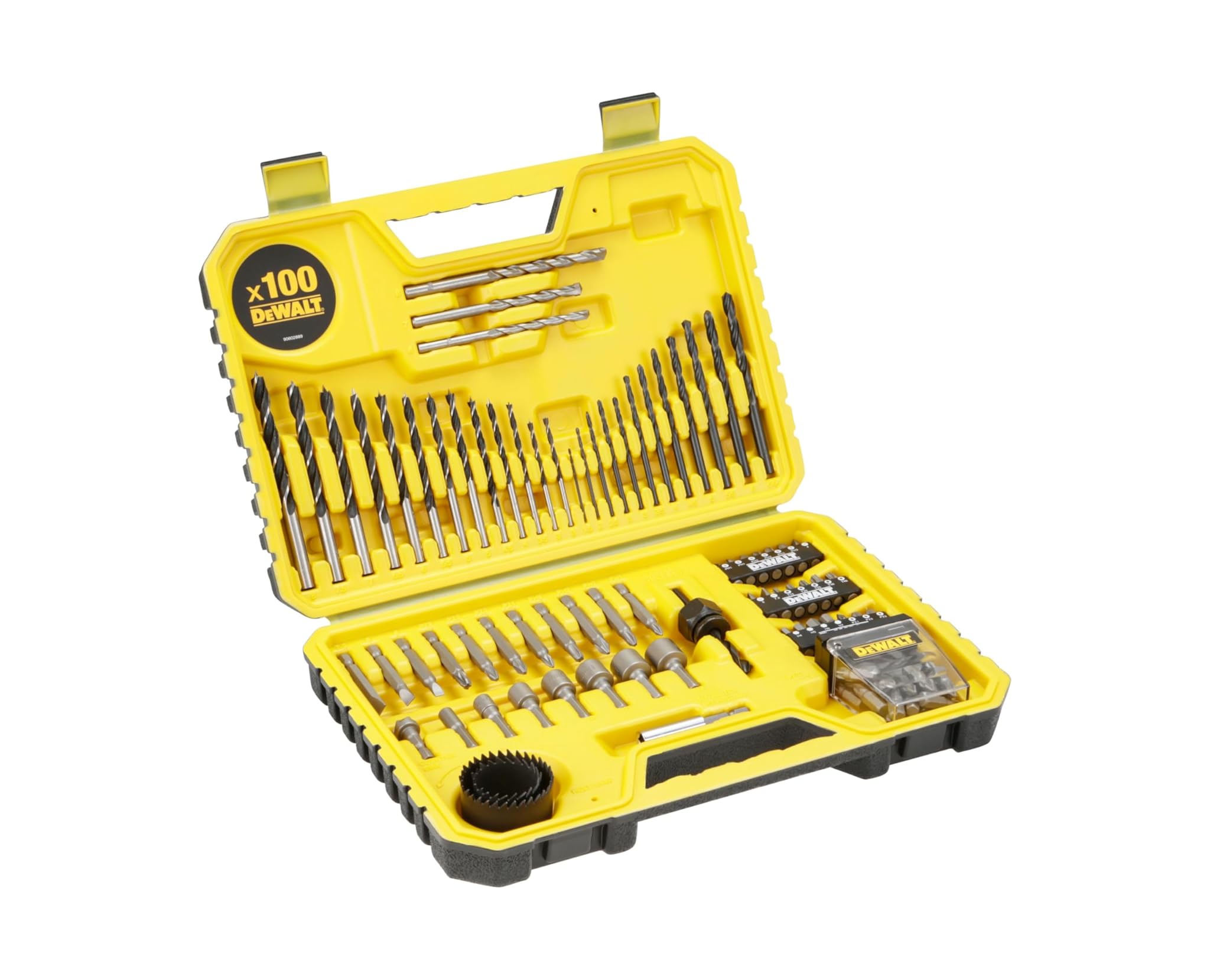 Dewalt DT71563-QZ Set Misto di Trapani (100 Pezzi)