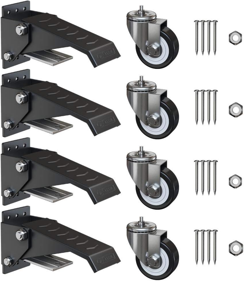 Gbl 4 Ruote per Carrello Retraibili Max 225 kg - immagine 3