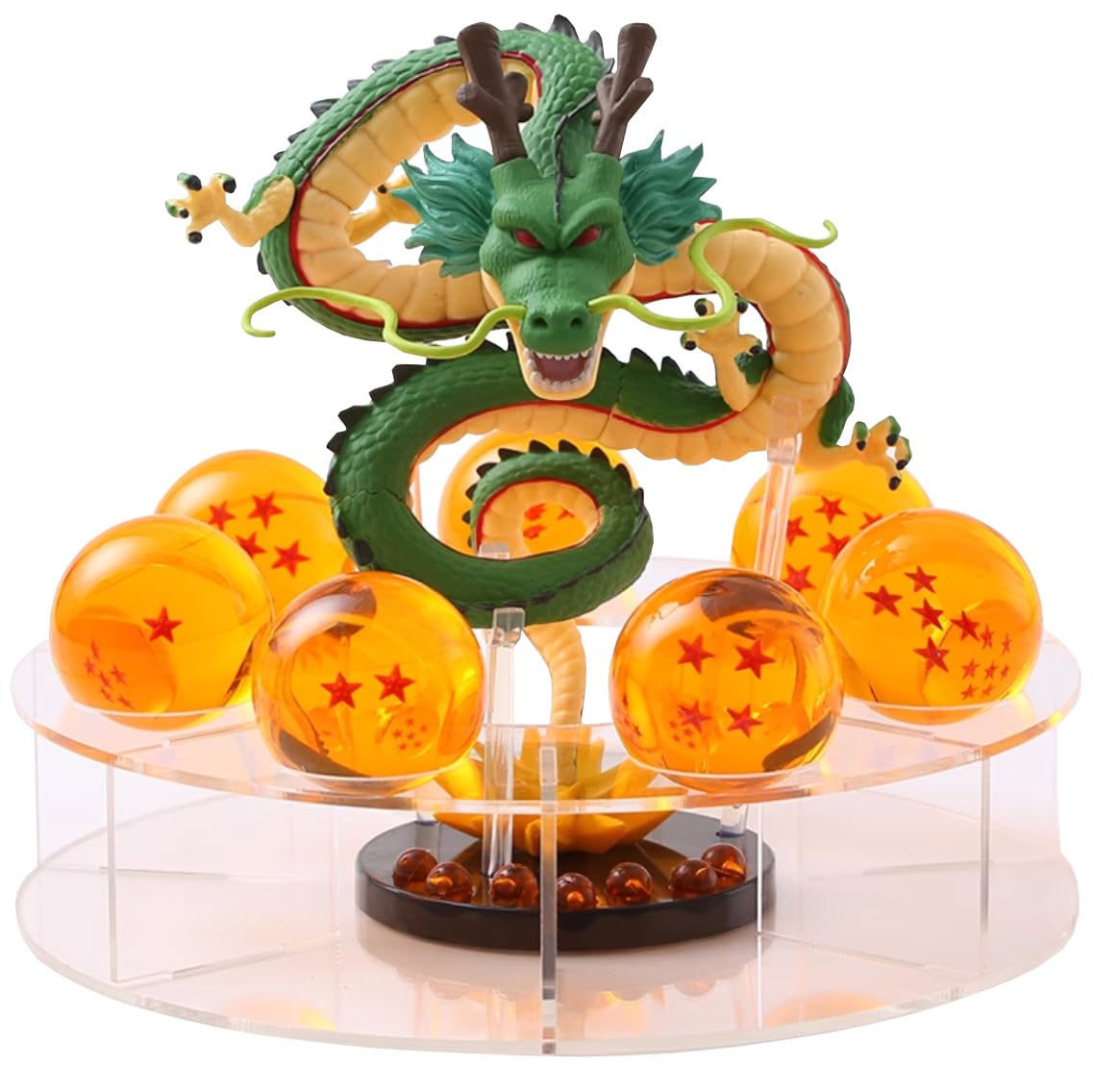 Set Statuette Shenron e Sfere di Cristallo