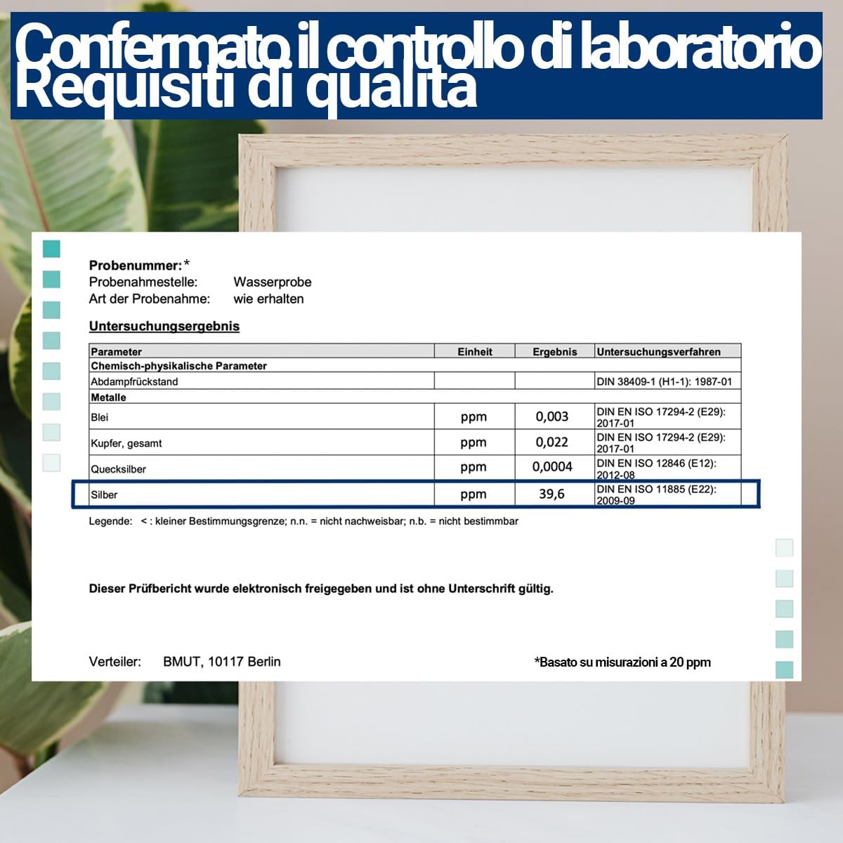 Argento Colloidale 40 ppm - 500ml con Spray 30ml - immagine 6