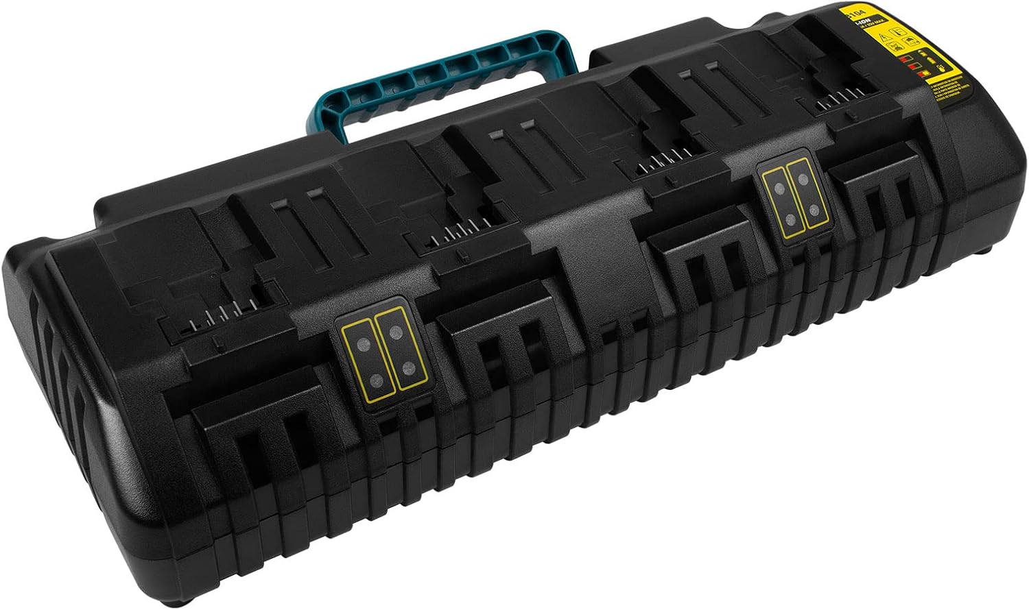 Asuncell Caricabatterie 4 Porte per Dewalt 18V XR - immagine 4