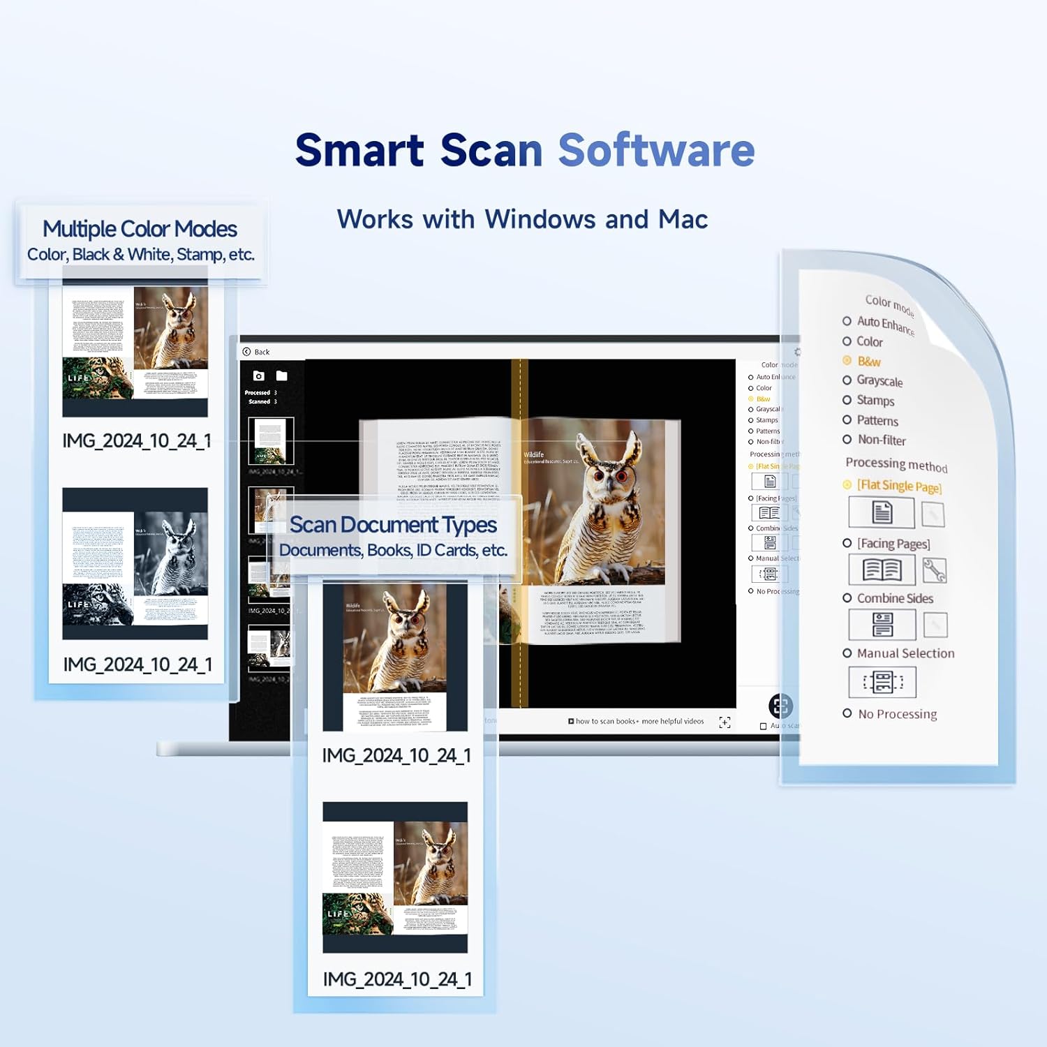 Czur Shine Ultra 13MP Scanner Documenti Portatile A3 - immagine 5