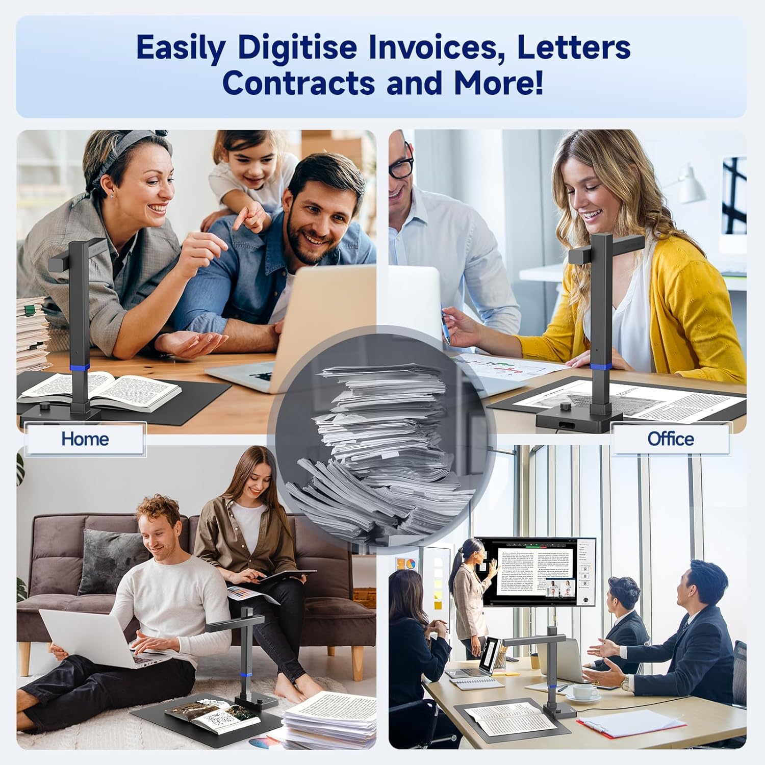 Czur Shine Ultra 13MP Scanner Documenti Portatile A3 - immagine 8