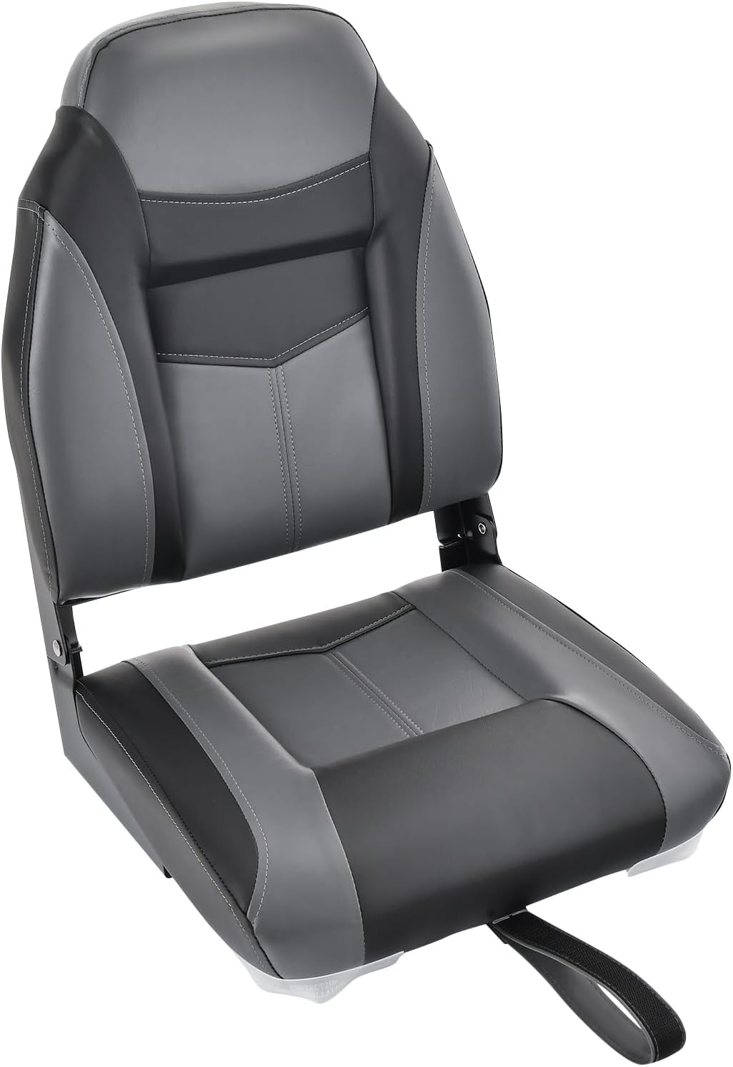 Fantask Sedile Pieghevole per Barca, Nero - immagine 1