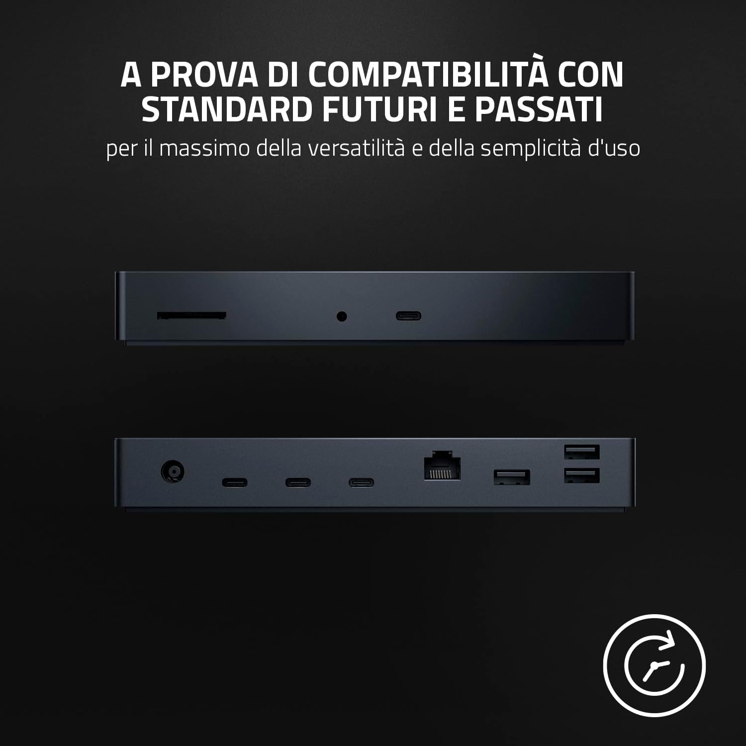 Razer Thunderbolt Dock 4 - Dock compatto per Mac, Nero - immagine 5
