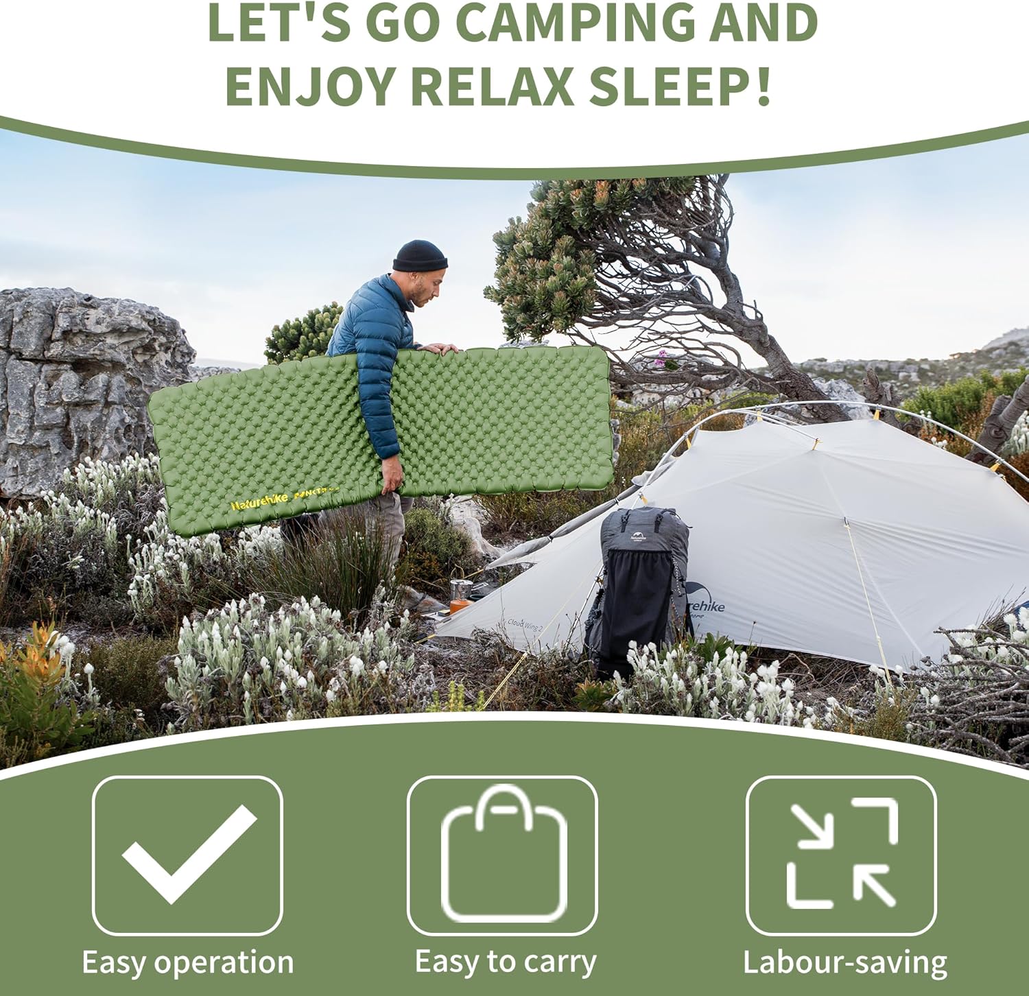 Naturehike Materassino Autogonfiabile 4.6R - immagine 5