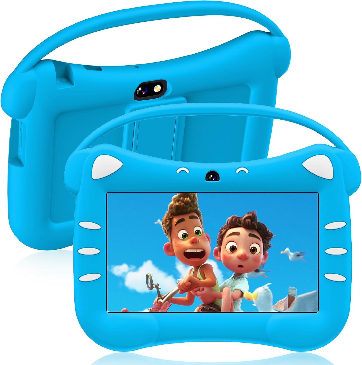 Ascrecem Tablet Android 7 Pollici per Bambini, Blu - immagine 1