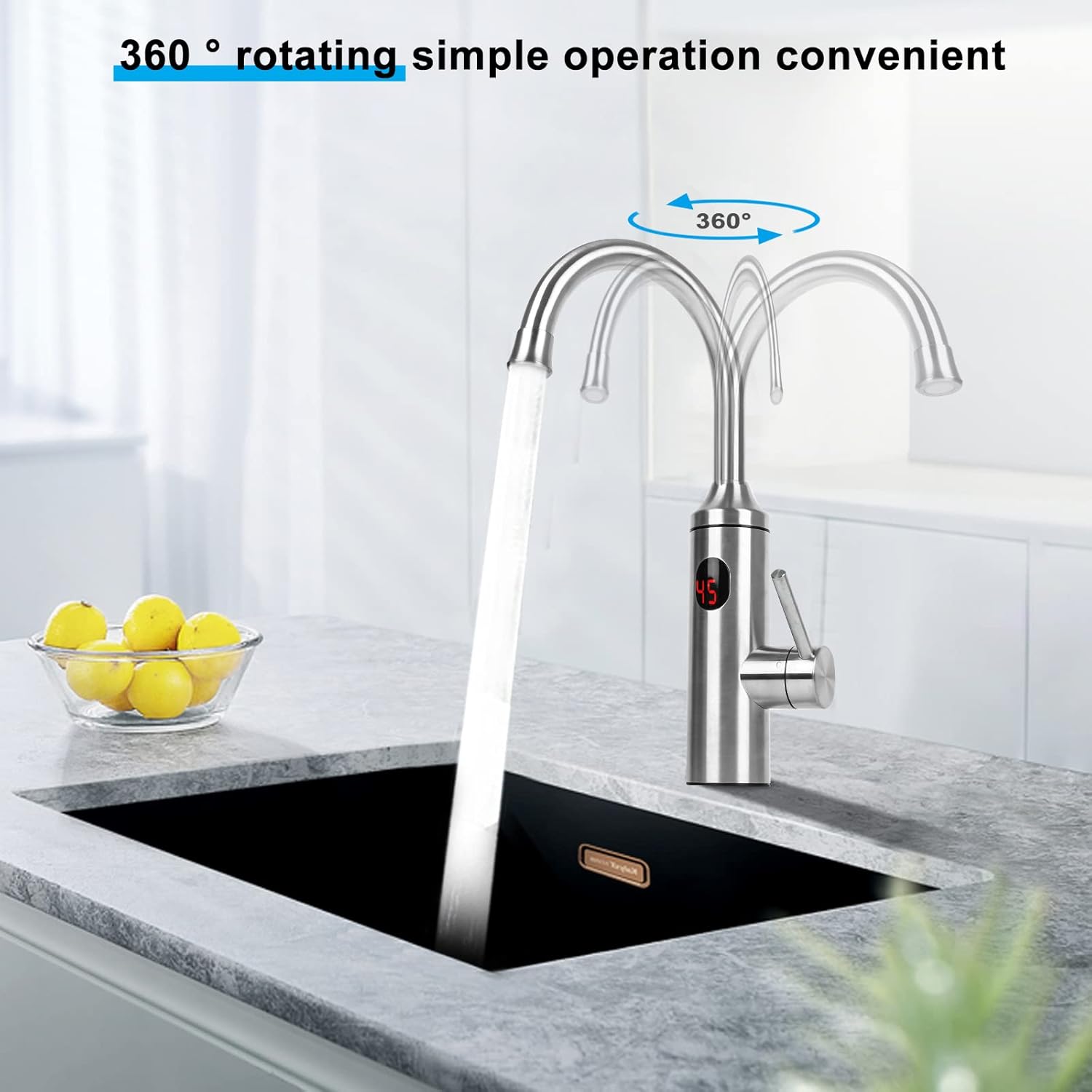 Rubinetto Elettrico con Scaldabagno 220V - immagine 2