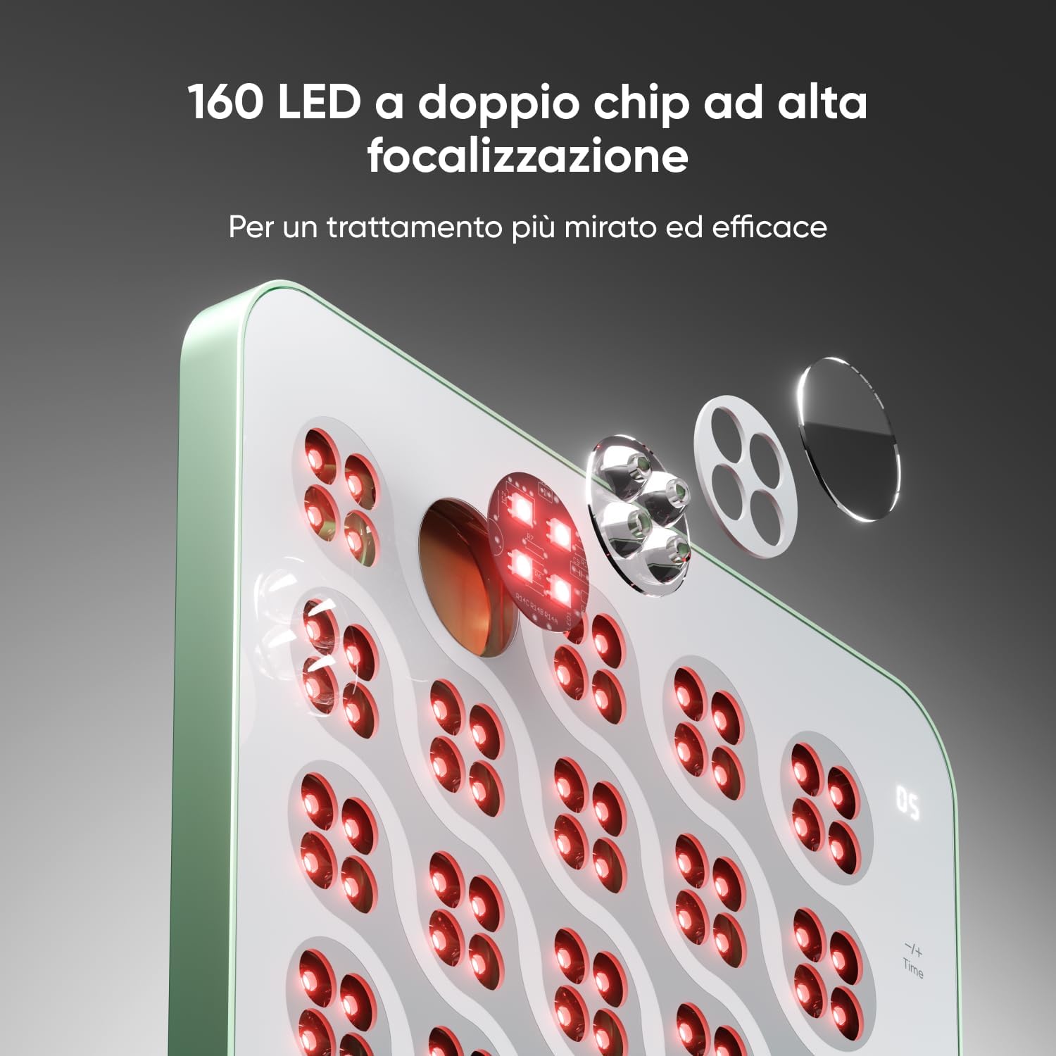 Nanoleaf Pannello Terapia Luce Rossa Viso e Corpo - immagine 6