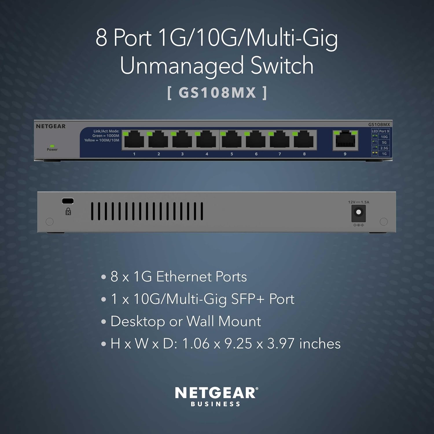 NETGEAR GS108MX Smart switch - immagine 2